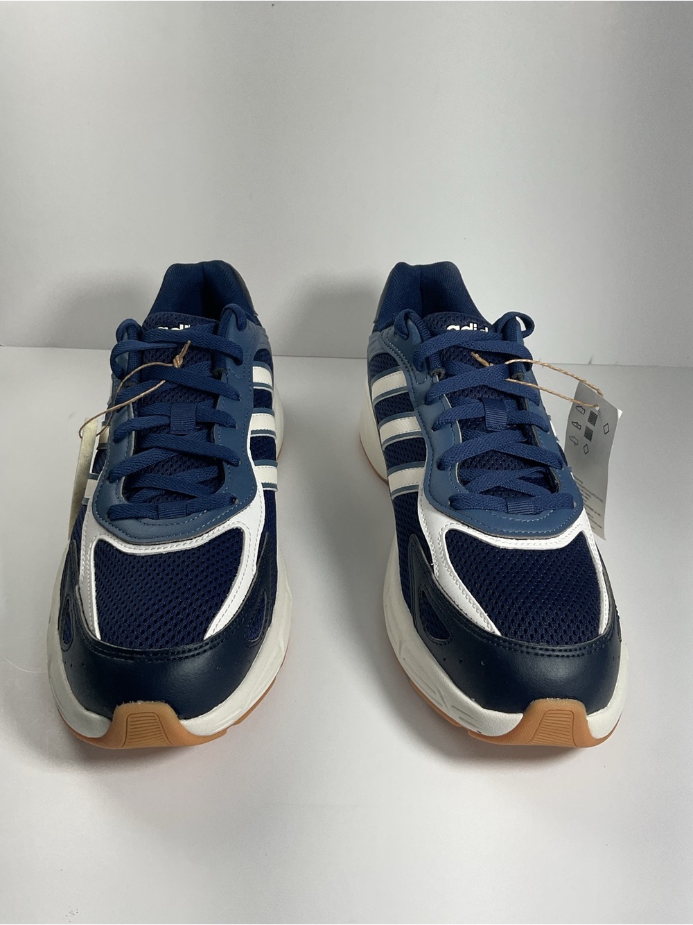 Adidas Cloudfoam Men’s Running Shoes Size 10.5 Blue White New Without Box - Picture 4 of 11